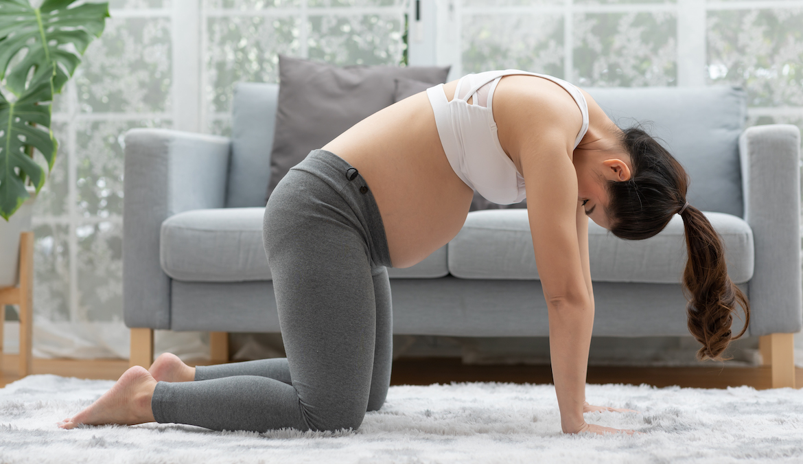 4 stretches for low back pain in pregnancy