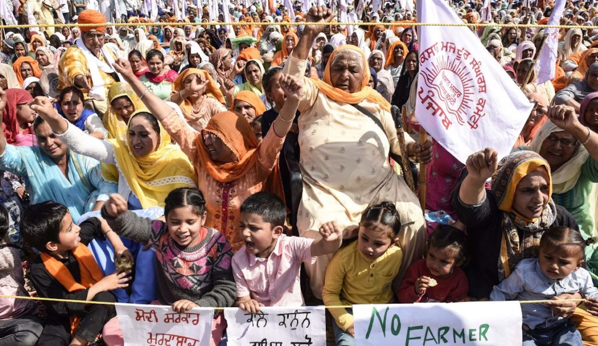 Because the protest of Indian farmers is a matter of well-being