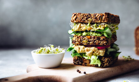 Gut-Friendly Vegan Buffalo Chickpea Salad Sandwich Recipe