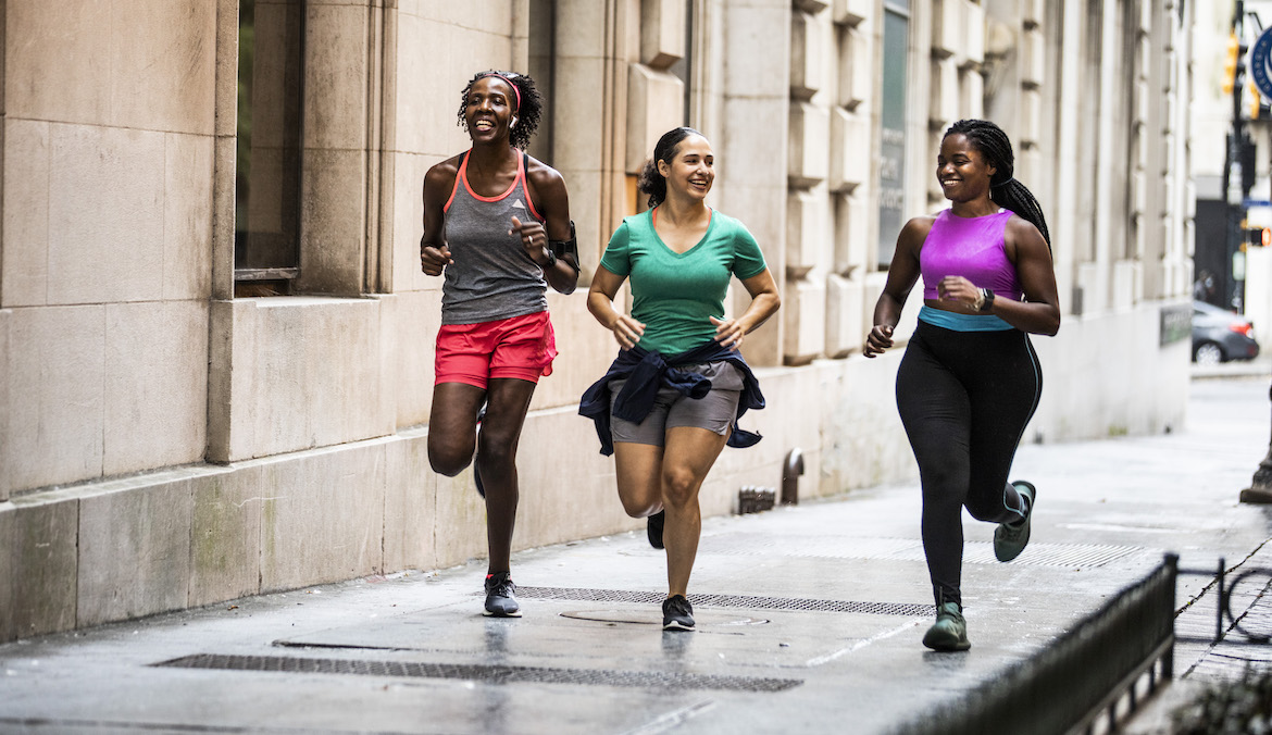 The distinction between jogging and running disappears