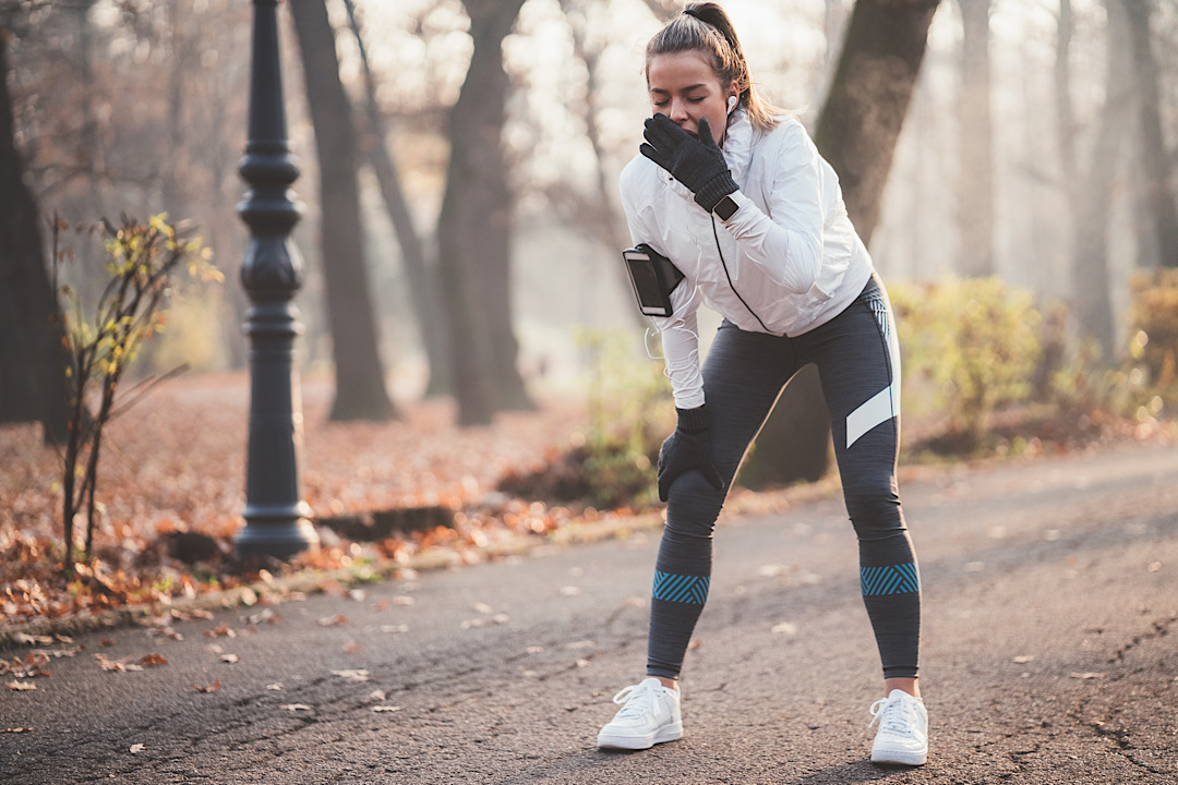 Yawning during training happens for this reason