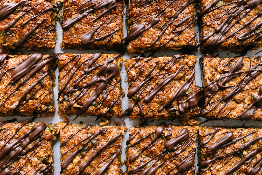 How to make cookie bars with oatmeal rich in fiber